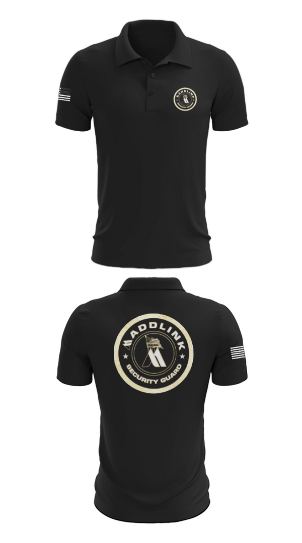 Short Sleeve Performance Polo, Maddlink Security Guard, , Teamtime, Team time, sublimation, custom sports apparel, team uniforms, spirit wear, spiritwear, sports uniforms, custom shirts, team store, custom team store, fundraiser sports, apparel fundraiser
