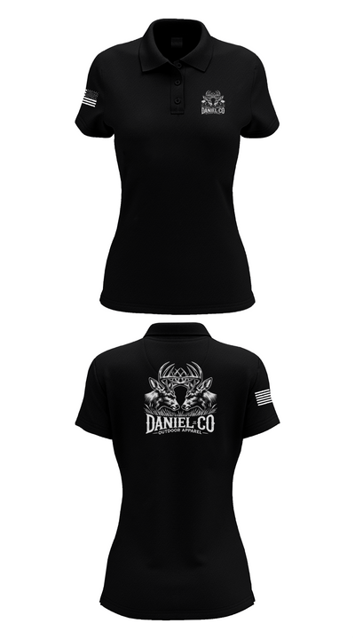 Daniel Co 76790421 Women's Short Sleeve Performance Polo  - 36