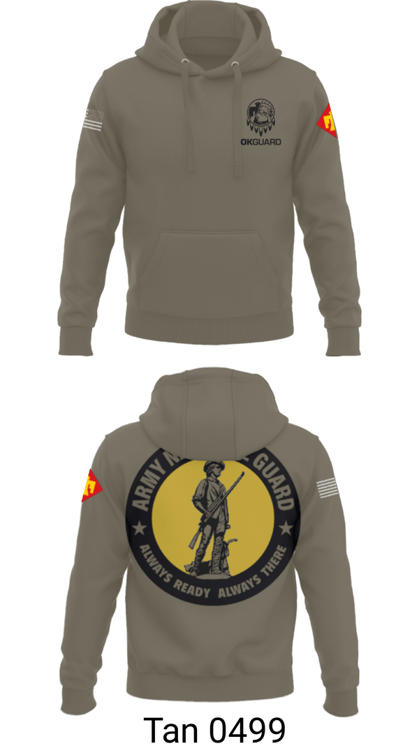 Hoodie, Recruiting & Retention Battalion, National Guard, Teamtime, Team time, sublimation, custom sports apparel, team uniforms, spirit wear, spiritwear, sports uniforms, custom shirts, team store, custom team store, fundraiser sports, apparel fundraiser