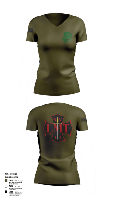 Lasd Lomita 1516490 Women's Short Sleeve V-neck Shirt - 122