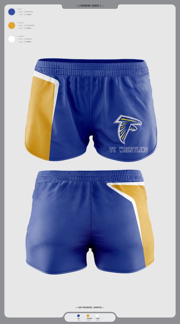 Womens Shorts, Todd County High School Wrestling, Wrestling, Teamtime, Team time, sublimation, custom sports apparel, team uniforms, spirit wear, spiritwear, sports uniforms, custom shirts, team store, custom team store, fundraiser sports, apparel fundraiser