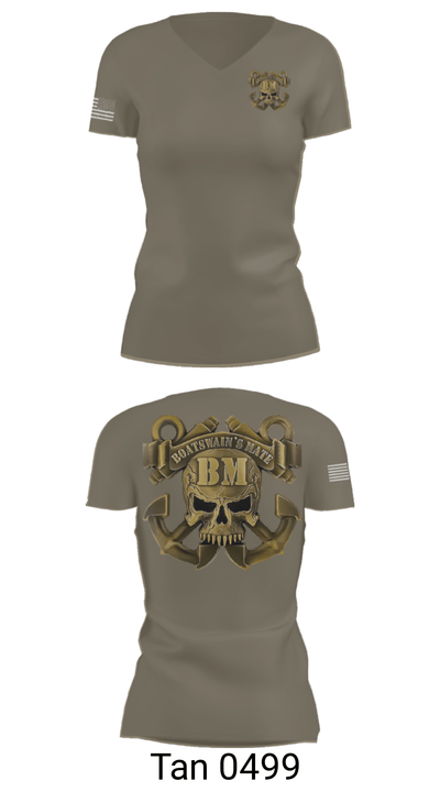 DB 95586877 Women's Short Sleeve V-neck Shirt - 65