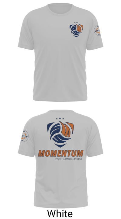Momentum Volleyball Club 81929497 Short Sleeve Performance Shirt - 5