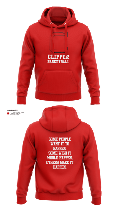 Columbiana High School Basketball 83089115 Hoodie - 40 (1)