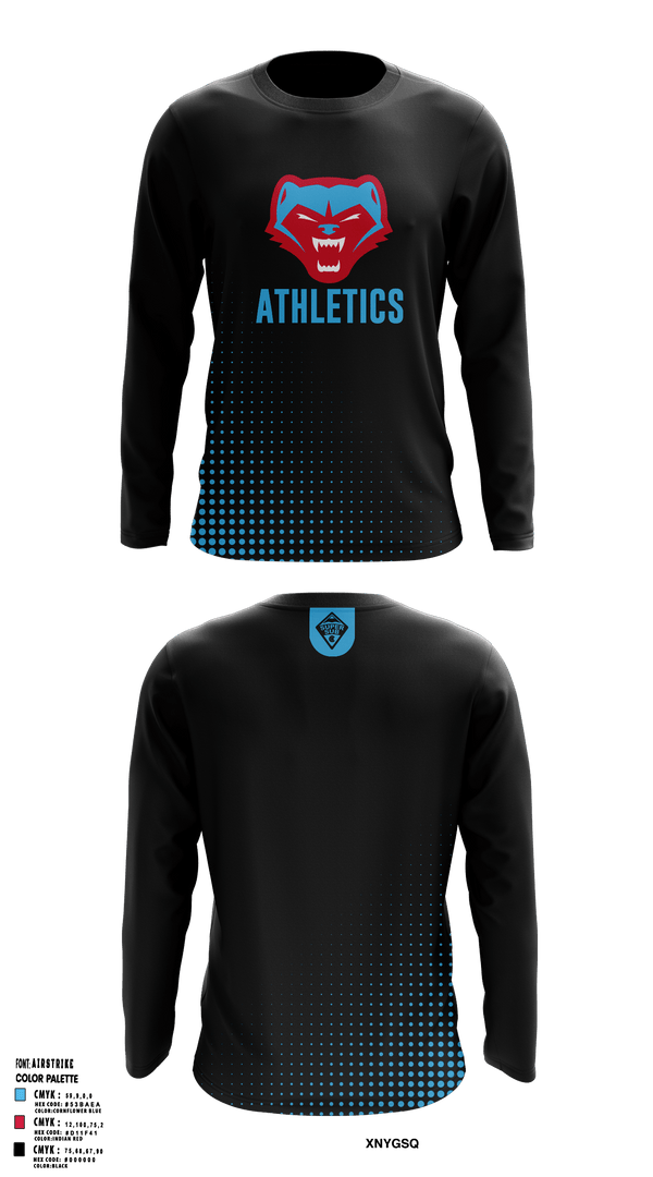 Long Sleeve Performance Shirt, Montbello HS WarriorsTeam Fishman, Men's Soccer, Teamtime, Team time, sublimation, custom sports apparel, team uniforms, spirit wear, spiritwear, sports uniforms, custom shirts, team store, custom team store, fundraiser sports, apparel fundraiser