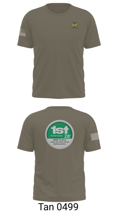 28th MP Company 42431415 Old School Cotton Feel Shirt - 67
