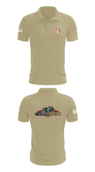 Short Sleeve Performance Polo, Charlie Battery, 1st Battalion 1st Air Defense Artillery Regiment, , Teamtime, Team time, sublimation, custom sports apparel, team uniforms, spirit wear, spiritwear, sports uniforms, custom shirts, team store, custom team store, fundraiser sports, apparel fundraiser