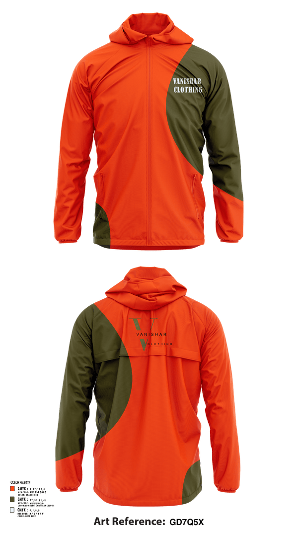 Windbreaker, Vanishar clothing, , Teamtime, Team time, sublimation, custom sports apparel, team uniforms, spirit wear, spiritwear, sports uniforms, custom shirts, team store, custom team store, fundraiser sports, apparel fundraiser
