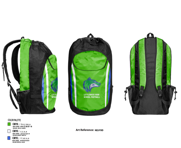Gear Bag, Littlerock High School Football, , Teamtime, Team time, sublimation, custom sports apparel, team uniforms, spirit wear, spiritwear, sports uniforms, custom shirts, team store, custom team store, fundraiser sports, apparel fundraiser