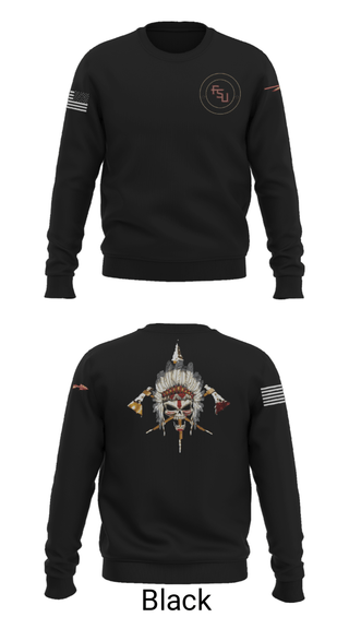 Crew Neck Sweatshirt, Seminole Battalion, Army, Teamtime, Team time, sublimation, custom sports apparel, team uniforms, spirit wear, spiritwear, sports uniforms, custom shirts, team store, custom team store, fundraiser sports, apparel fundraiser