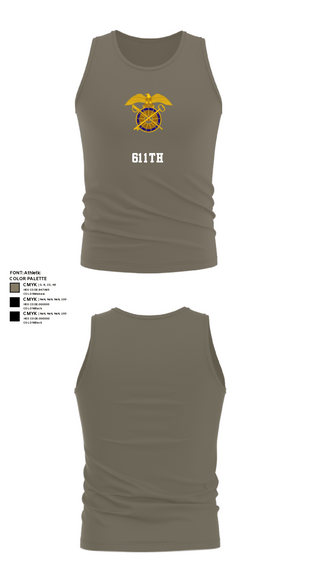 Tank Top, 611th, Army, Teamtime, Team time, sublimation, custom sports apparel, team uniforms, spirit wear, spiritwear, sports uniforms, custom shirts, team store, custom team store, fundraiser sports, apparel fundraiser