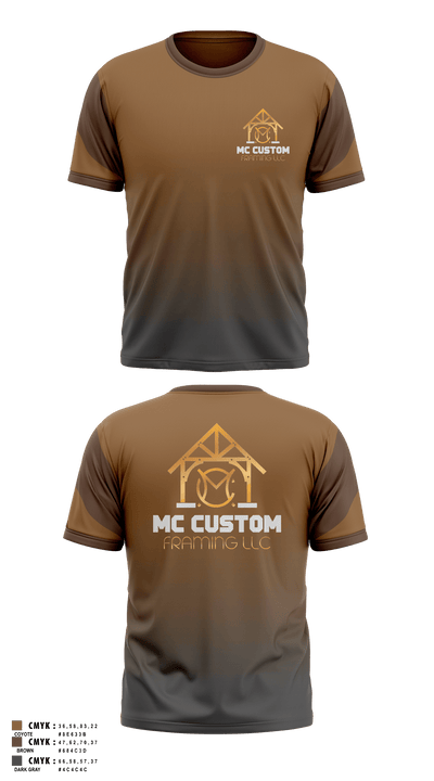 MC CUSTOM FRAMING LLC 87834909 Short Sleeve Performance Shirt - 1