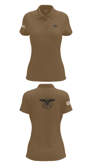 Women's Short Sleeve Performance Polo, Arson & Explosives Investigations, Police, Teamtime, Team time, sublimation, custom sports apparel, team uniforms, spirit wear, spiritwear, sports uniforms, custom shirts, team store, custom team store, fundraiser sports, apparel fundraiser
