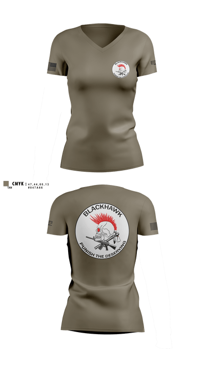 1-23 94230355 Women's Short Sleeve V-neck Shirt - 2