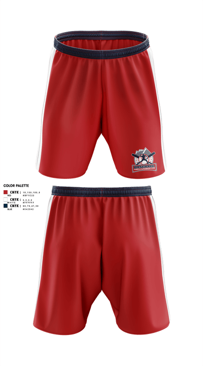 Livingston Youth Baseball Association 61259504 Athletic Shorts With Pockets - 1