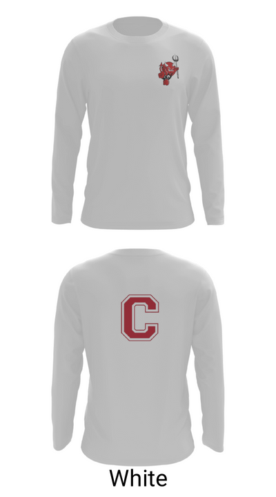 Coquille Senior High School Track 60550768 Long Sleeve Performance Shirt - 4