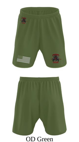 Athletic Shorts With Pockets, 1st Cav 3rd BEB ACO “Outlaw”, , Teamtime, Team time, sublimation, custom sports apparel, team uniforms, spirit wear, spiritwear, sports uniforms, custom shirts, team store, custom team store, fundraiser sports, apparel fundraiser