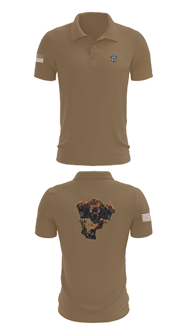 Short Sleeve Performance Polo, B Co 277 ASB ASES Section, Army, Teamtime, Team time, sublimation, custom sports apparel, team uniforms, spirit wear, spiritwear, sports uniforms, custom shirts, team store, custom team store, fundraiser sports, apparel fundraiser
