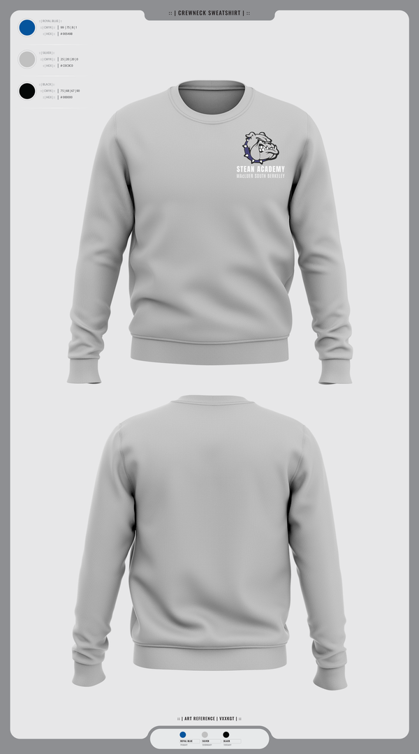 Crew Neck Sweatshirt, Steam Academy at McCluer South Berkeley, Spirit Store, Teamtime, Team time, sublimation, custom sports apparel, team uniforms, spirit wear, spiritwear, sports uniforms, custom shirts, team store, custom team store, fundraiser sports, apparel fundraiser