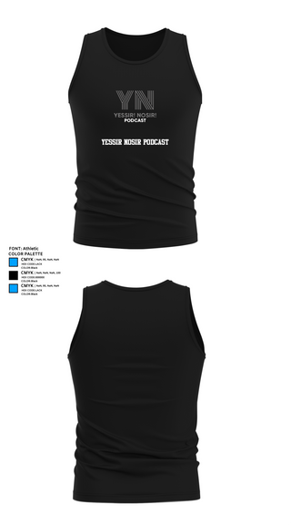 Tank Top, YESSIR NOSIR PODCAST, , Teamtime, Team time, sublimation, custom sports apparel, team uniforms, spirit wear, spiritwear, sports uniforms, custom shirts, team store, custom team store, fundraiser sports, apparel fundraiser