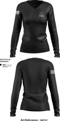 Quick Bail Women's Long Sleeve V-neck Shirt - 27