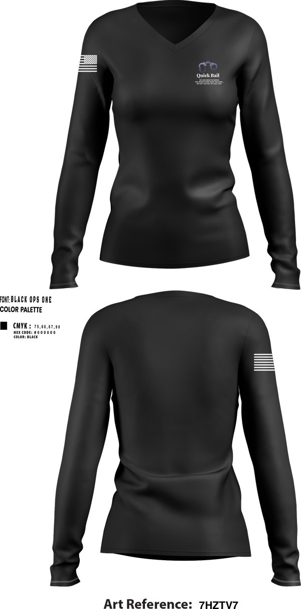 Womens Long Sleeve Vneck Shirt, Quick Bail, , Teamtime, Team time, sublimation, custom sports apparel, team uniforms, spirit wear, spiritwear, sports uniforms, custom shirts, team store, custom team store, fundraiser sports, apparel fundraiser