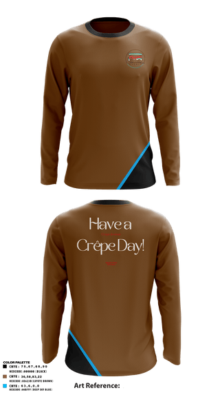 Long Sleeve Performance Shirt, Crepe Avenue, , Teamtime, Team time, sublimation, custom sports apparel, team uniforms, spirit wear, spiritwear, sports uniforms, custom shirts, team store, custom team store, fundraiser sports, apparel fundraiser