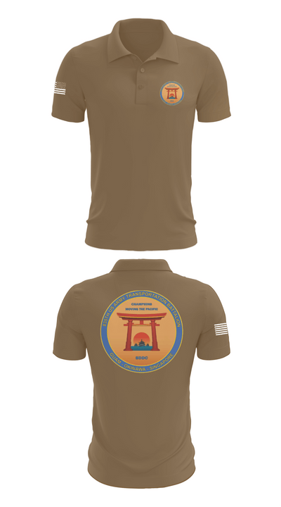 835th Transportation BN 83233683 Short Sleeve Performance Polo - 7