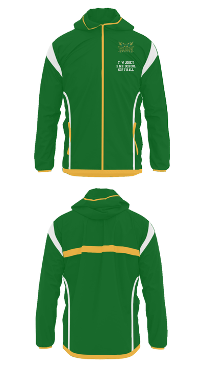 T W Josey High School Softball 29418827 Windbreaker - 24