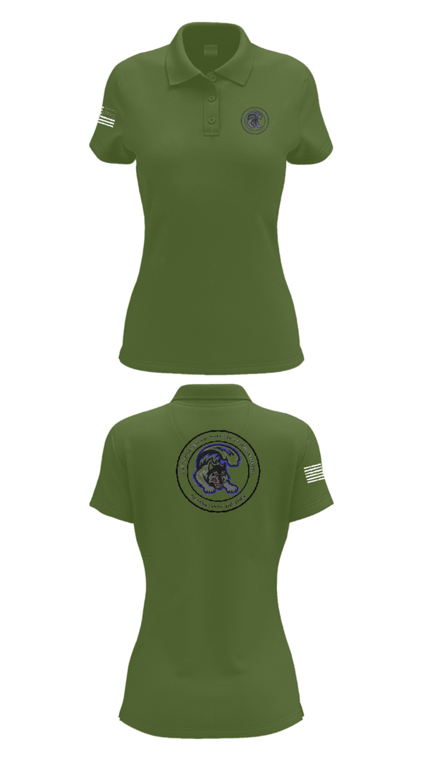 Womens Short Sleeve Performance Polo, 1184th DDSB, Army, Teamtime, Team time, sublimation, custom sports apparel, team uniforms, spirit wear, spiritwear, sports uniforms, custom shirts, team store, custom team store, fundraiser sports, apparel fundraiser
