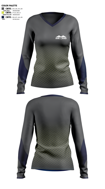 rentmytents 12420216 Women's Long Sleeve V-neck Shirt -1 1