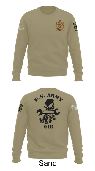 Crew Neck Sweatshirt, 411TH, Army, Teamtime, Team time, sublimation, custom sports apparel, team uniforms, spirit wear, spiritwear, sports uniforms, custom shirts, team store, custom team store, fundraiser sports, apparel fundraiser