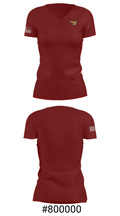 Sharon High School Tennis 37543796 Women's Short Sleeve V-neck Shirt - 21