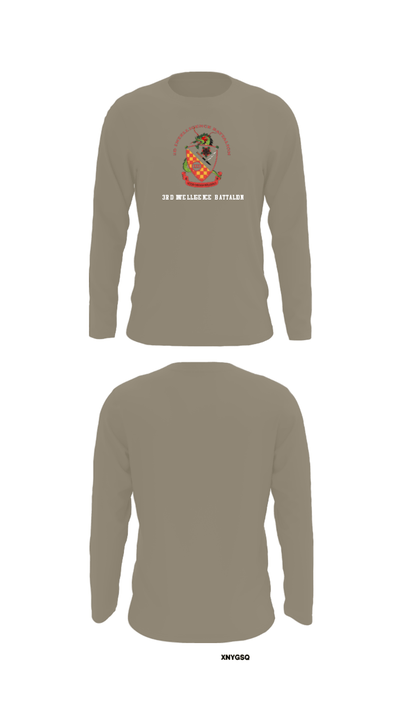 3rd Intelligence Battalion 49807001 Long Sleeve Performance Shirt - 72