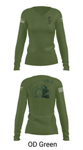 CSO 34568070 Women's Long Sleeve V-neck Shirt - 57