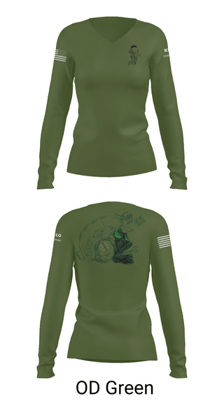 Womens Long Sleeve Vneck Shirt, CSO, Army, Teamtime, Team time, sublimation, custom sports apparel, team uniforms, spirit wear, spiritwear, sports uniforms, custom shirts, team store, custom team store, fundraiser sports, apparel fundraiser