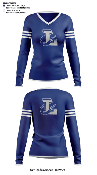 Womens Long Sleeve Vneck Shirt, Limestone Community High School Cheer, Cheer, Teamtime, Team time, sublimation, custom sports apparel, team uniforms, spirit wear, spiritwear, sports uniforms, custom shirts, team store, custom team store, fundraiser sports, apparel fundraiser