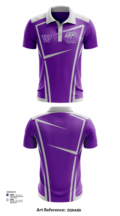 Walnut Middle School 47945312 Short Sleeve Performance Polo - 116