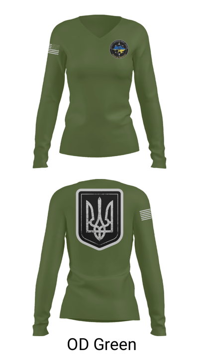 173rd Airborne 38025716 Women's Long Sleeve V-neck Shirt - 57