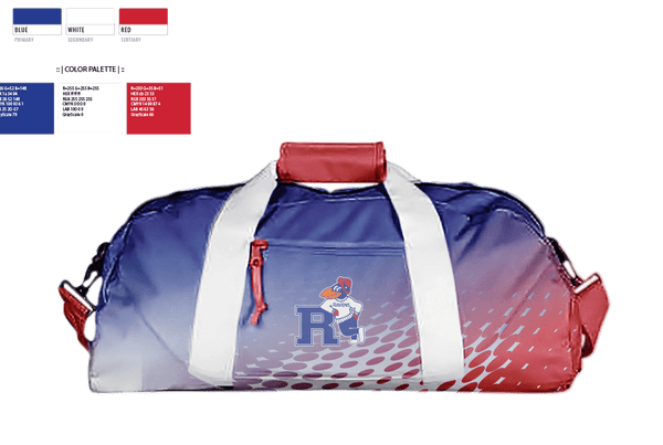 Duffle Bag, Ravenna High School Volleyball, Women's Volleyball, Teamtime, Team time, sublimation, custom sports apparel, team uniforms, spirit wear, spiritwear, sports uniforms, custom shirts, team store, custom team store, fundraiser sports, apparel fundraiser