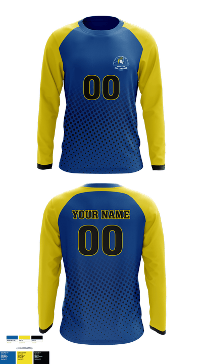 Pinole Valley High School Volleyball 71120113 Long Sleeve Performance Shirt - 1