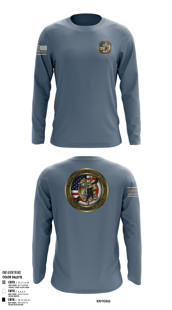 Long Sleeve Performance Shirt, Okinawa Provost Marshals office, Marines, Teamtime, Team time, sublimation, custom sports apparel, team uniforms, spirit wear, spiritwear, sports uniforms, custom shirts, team store, custom team store, fundraiser sports, apparel fundraiser