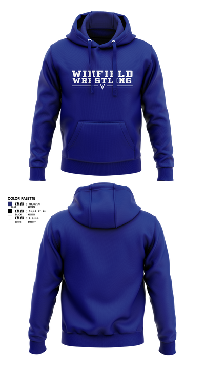 Winfield Youth Wrestling Club 41902136 Hoodie - 7