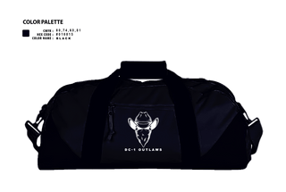 Duffle Bag, DC-1 Outlaws, , Teamtime, Team time, sublimation, custom sports apparel, team uniforms, spirit wear, spiritwear, sports uniforms, custom shirts, team store, custom team store, fundraiser sports, apparel fundraiser