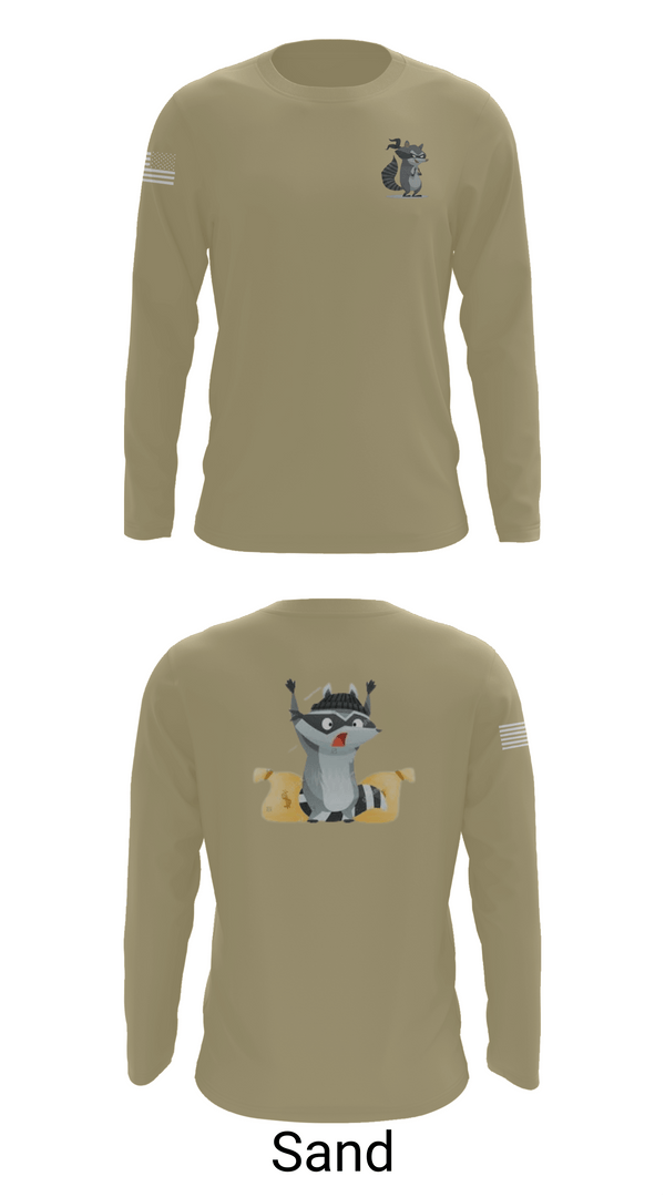 Long Sleeve Performance Shirt, 2-2 B Co., Army, Teamtime, Team time, sublimation, custom sports apparel, team uniforms, spirit wear, spiritwear, sports uniforms, custom shirts, team store, custom team store, fundraiser sports, apparel fundraiser