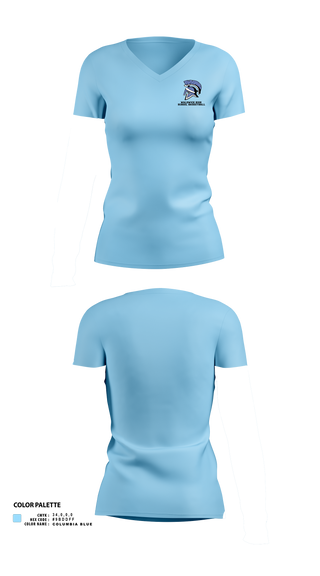 Womens Short Sleeve Vneck Shirt, Waldwick High School Basketball, Women's Basketball, Teamtime, Team time, sublimation, custom sports apparel, team uniforms, spirit wear, spiritwear, sports uniforms, custom shirts, team store, custom team store, fundraiser sports, apparel fundraiser