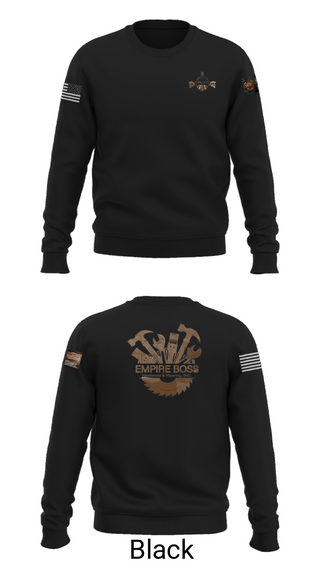 Crew Neck Sweatshirt, Empire Boss Hardwood & Flooring, INC, , Teamtime, Team time, sublimation, custom sports apparel, team uniforms, spirit wear, spiritwear, sports uniforms, custom shirts, team store, custom team store, fundraiser sports, apparel fundraiser
