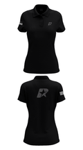 DMV HOOPSTARZ 88350865 Women's Short Sleeve Performance Polo  - 36