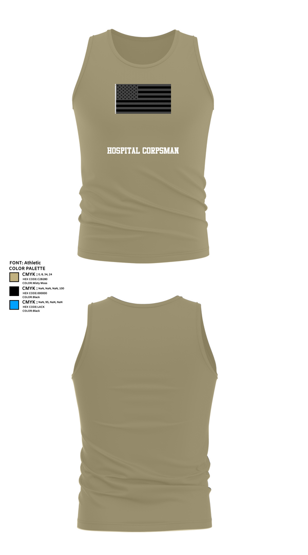 Tank Top, Hospital Corpsman, , Teamtime, Team time, sublimation, custom sports apparel, team uniforms, spirit wear, spiritwear, sports uniforms, custom shirts, team store, custom team store, fundraiser sports, apparel fundraiser