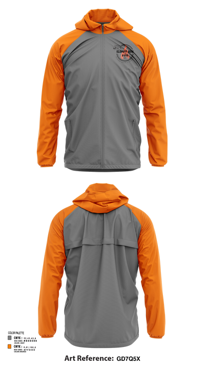 Sloppy Hog BBQ 60083464 Windbreaker - 124